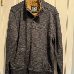 GH Bass and Co Men’s Gray Pullover Sweatshirt Sz L